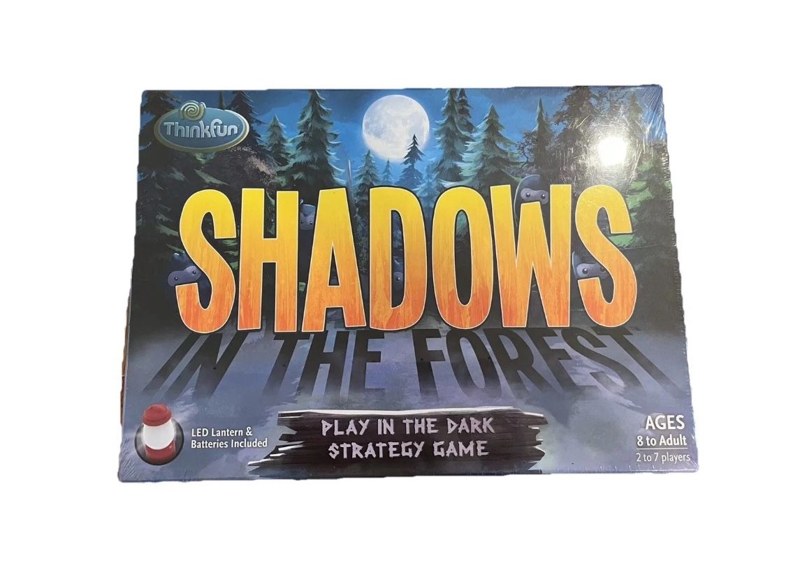 Shadows in The Forest Play Dark ThinkFun 1052-T Strategy Board Game Gaming New