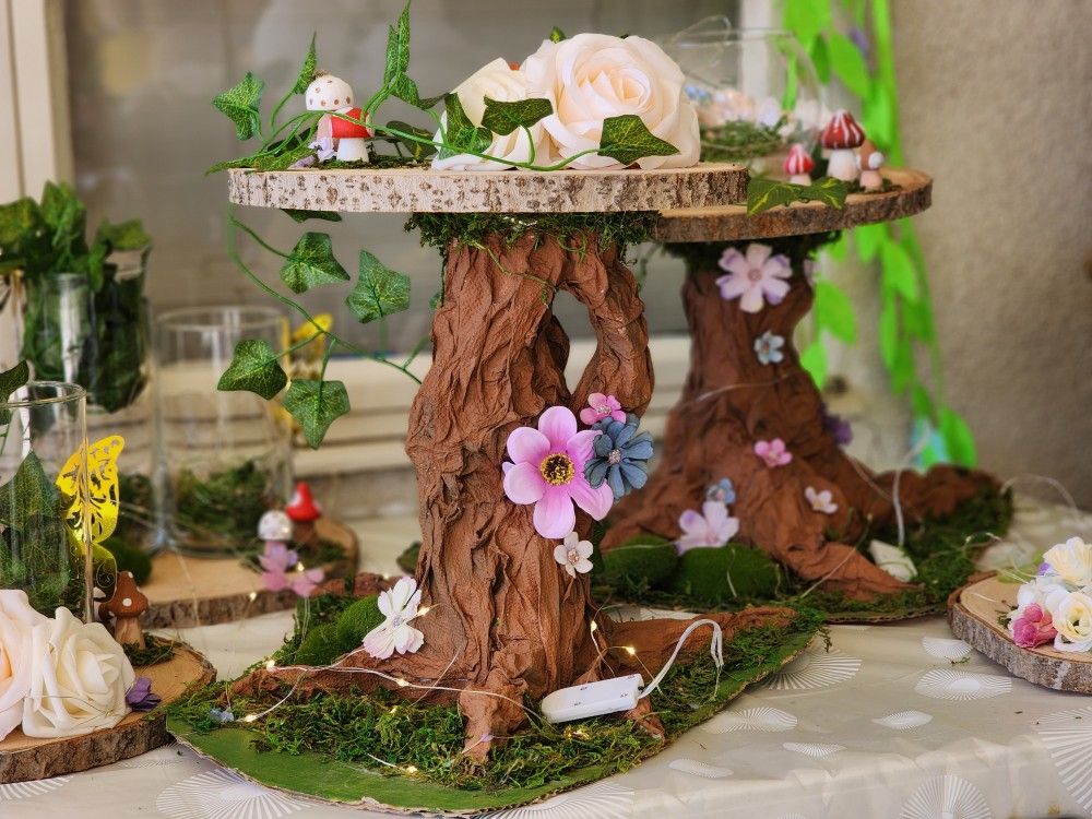 Enchanted Forest Theme Centerpieces
