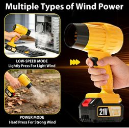 Handheld Leaf Blower with Dual Batteries