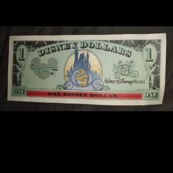 Vintage, Disney, dollar 