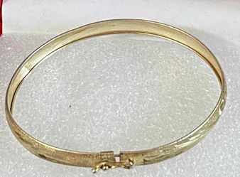 Manilla Caña gold filled joyería antigua