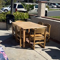 school table w 6 chairs  $50 for all