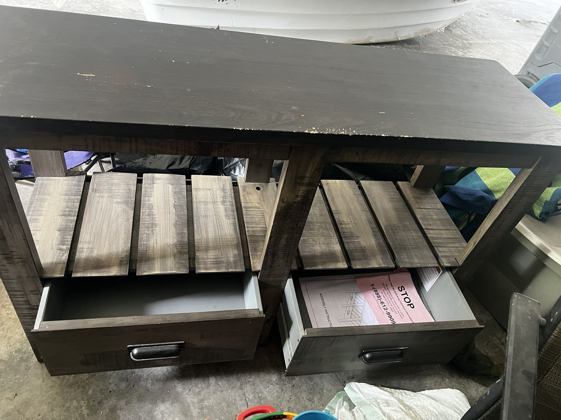 Barnwood Console Table