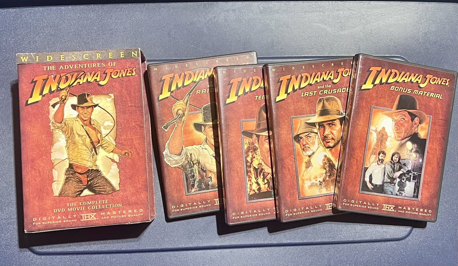 Indiana Jones - The Adventure Collection (DVD, 4-Disc Set, Widescreen)
