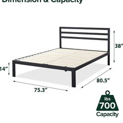 Platform King Bed Frame