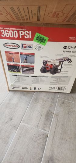 3600 Psi Pressure Washer