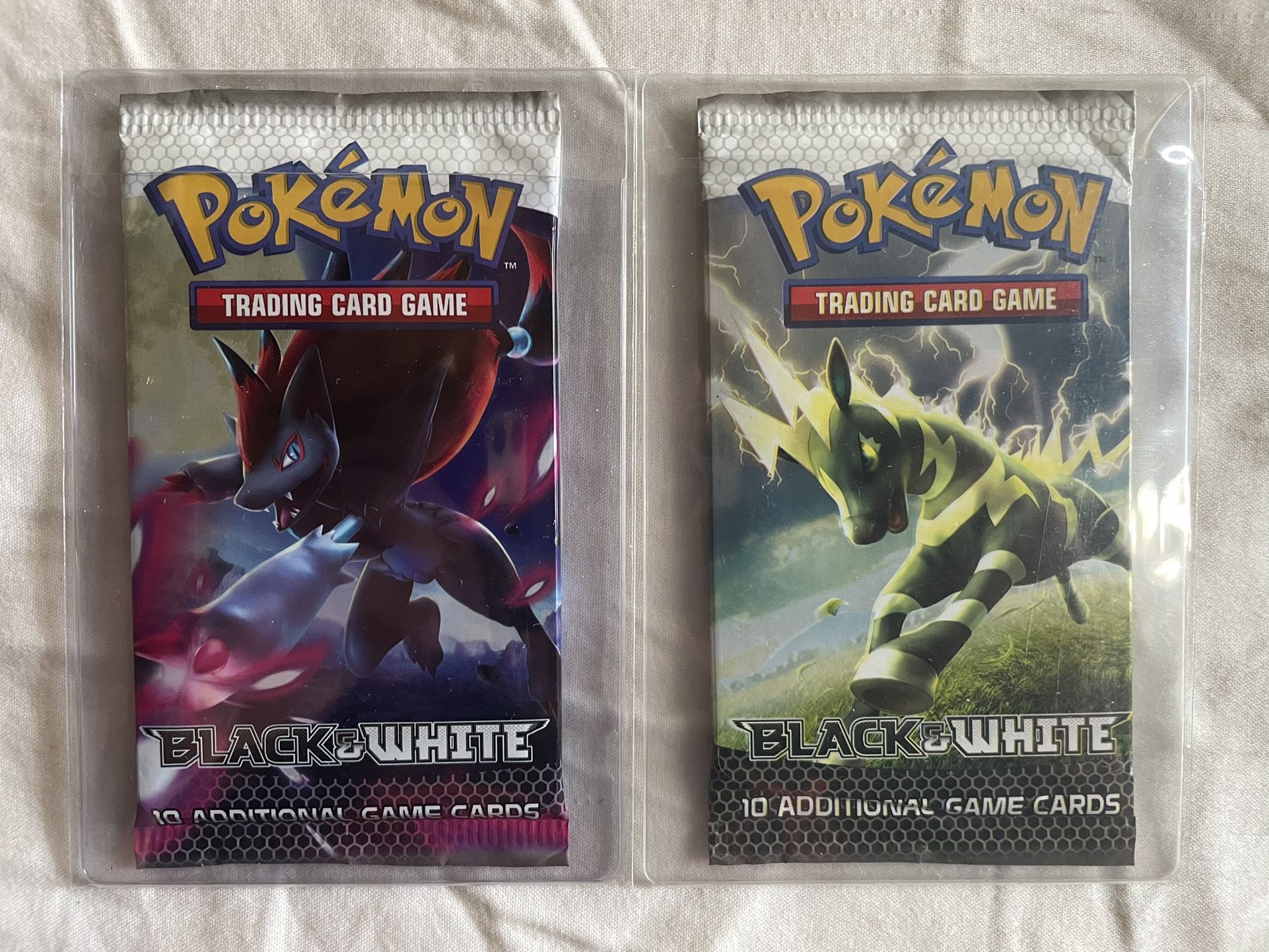 Pokemon Black And White Base Set Booster Pack X 2