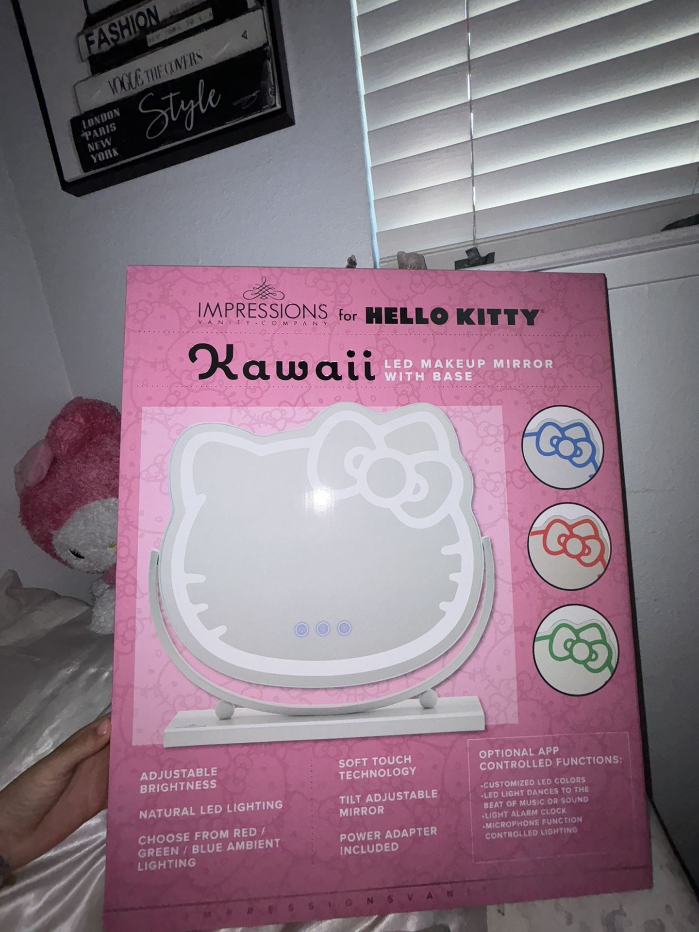 hello kitty makeup Led mirror 