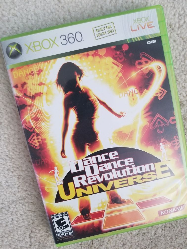 Dance Dance Revolution Universe (Xbox 360, mat included)