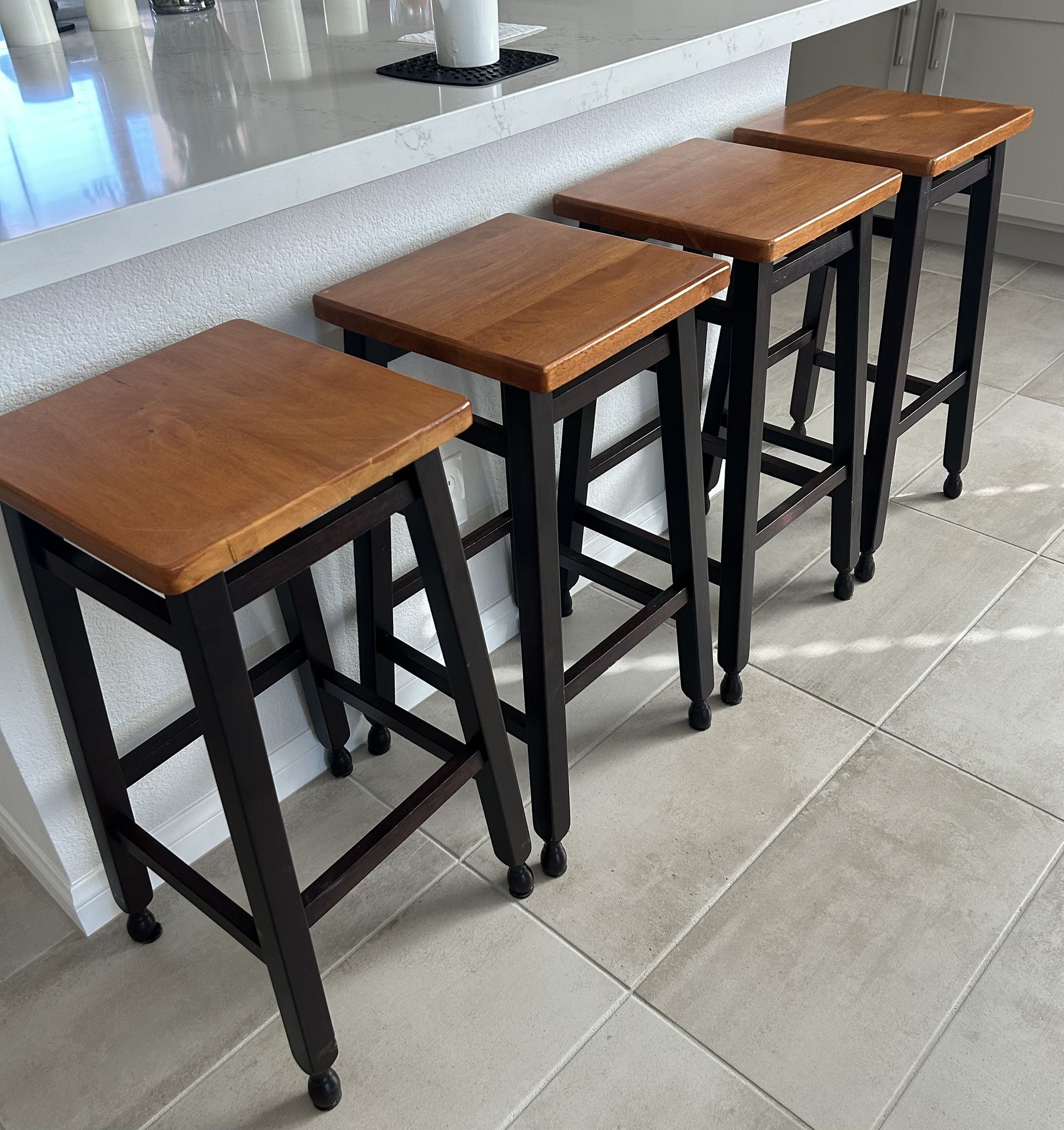4 Bar Stools - 29 1/4” Heigh