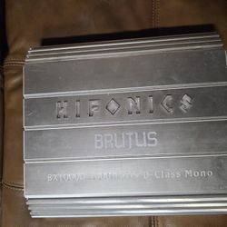 Hifonics Brutus  D-Class Mono Amplifier  Bx1000D 1000w