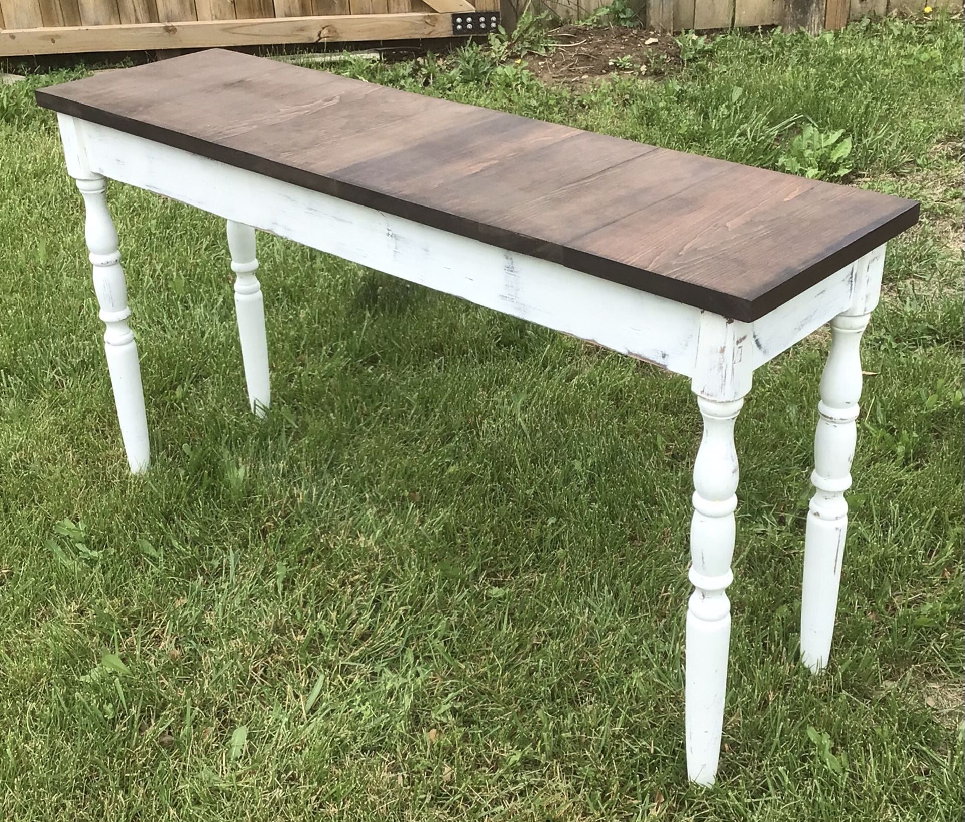 Farmhouse Sofa Table