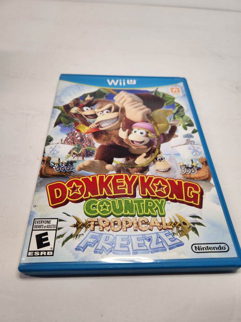 Donkey Kong Country Tropical Freeze, Nintendo Wii U, COMPLETE TESTED