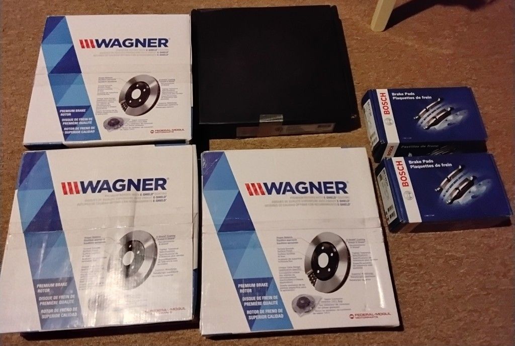Brake Pads Rotors Toyota Camry 6th Generation 07-11 Wagner Raybestos Bosch