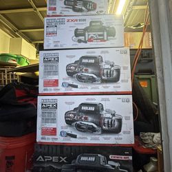 Badlands 12000lb Winch W/ Synthetic Rope  (brand New)