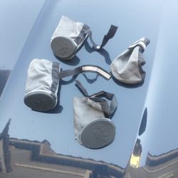 Top Paw Large Grey Dog Booties 