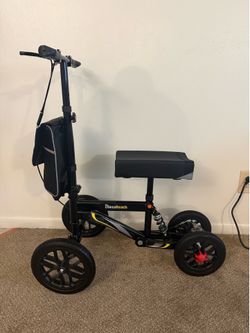 Brand New Knee Scooter – BlessReach Deluxe (Black) – Assembled