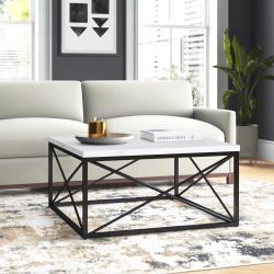 Square Marble Coffee Table 