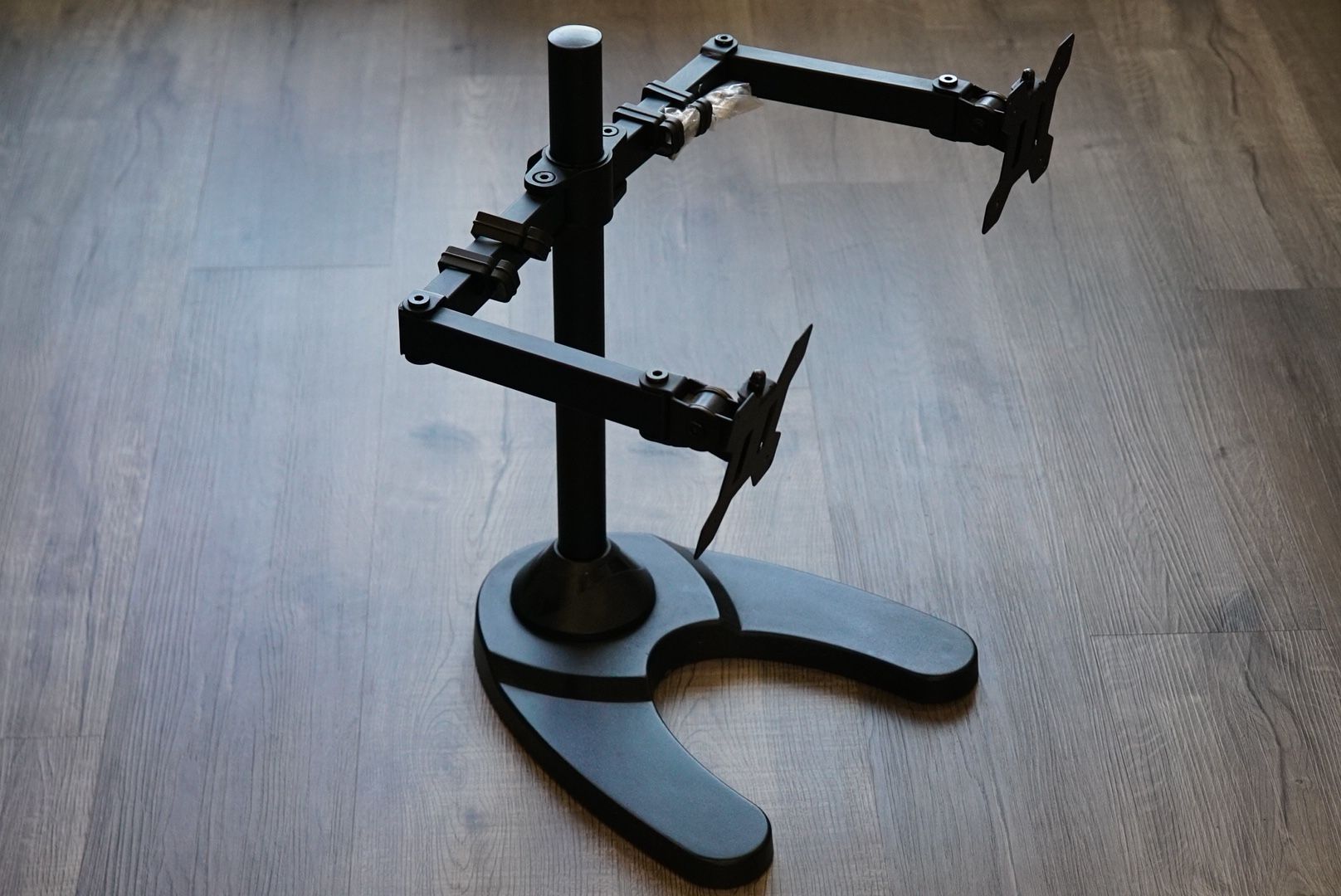 VIVO black Dual Monitor Arm