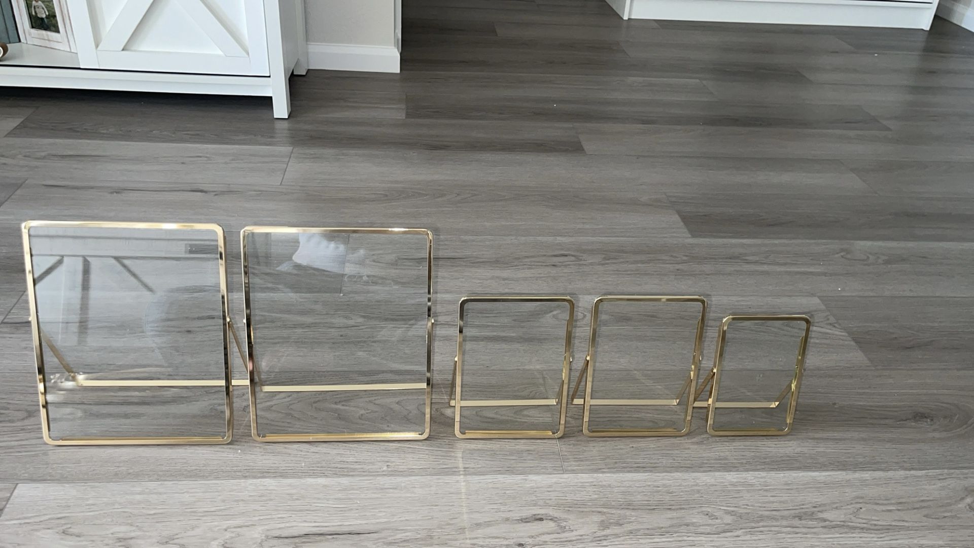 Assortment of Gold frames 