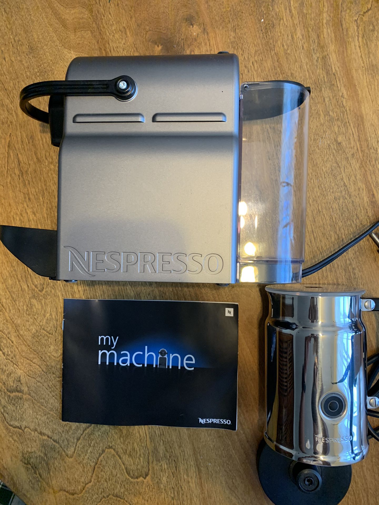 Nespresso inissia coffee maker and Nespresso , aeroccino milk frother