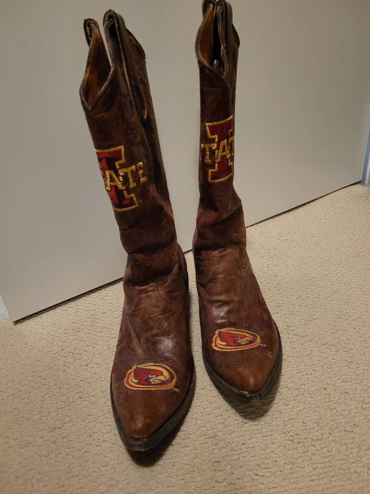 Iowa State GameDay Boots Size 7-1/2 B