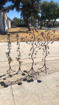 Iron rod deco 4pieces