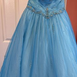 Light Blue Quinceañera Dress
