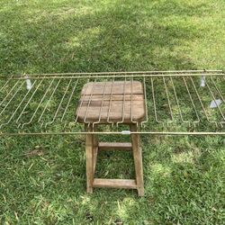 Brass Rack For Wine Glasses Flutes, Brandy Goblets, etc.