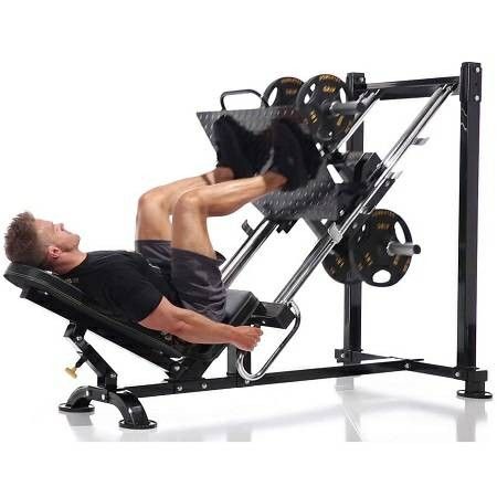 New PowerTec Fitness 45 Degree Leg Press Sled Safety Squat Calf Raise P-LP