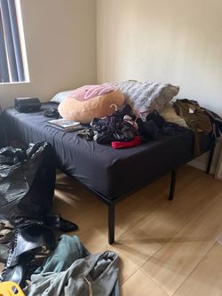 Queen size bed and frame