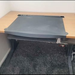 Computer Table With Keyboard And Mouse Tray
