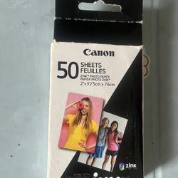 Canon Zink photo paper sheets
