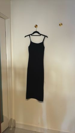 Black Spaghetti Strap Maxi Dress