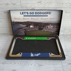 Los Angeles Dodgers license plate frame