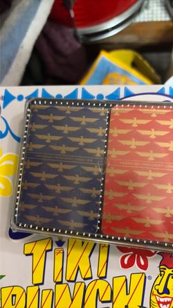 Presidents playing cards
