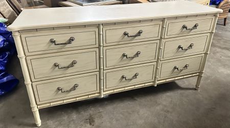 Bamboo Style dresser  62"w x 18"d x 32"h 