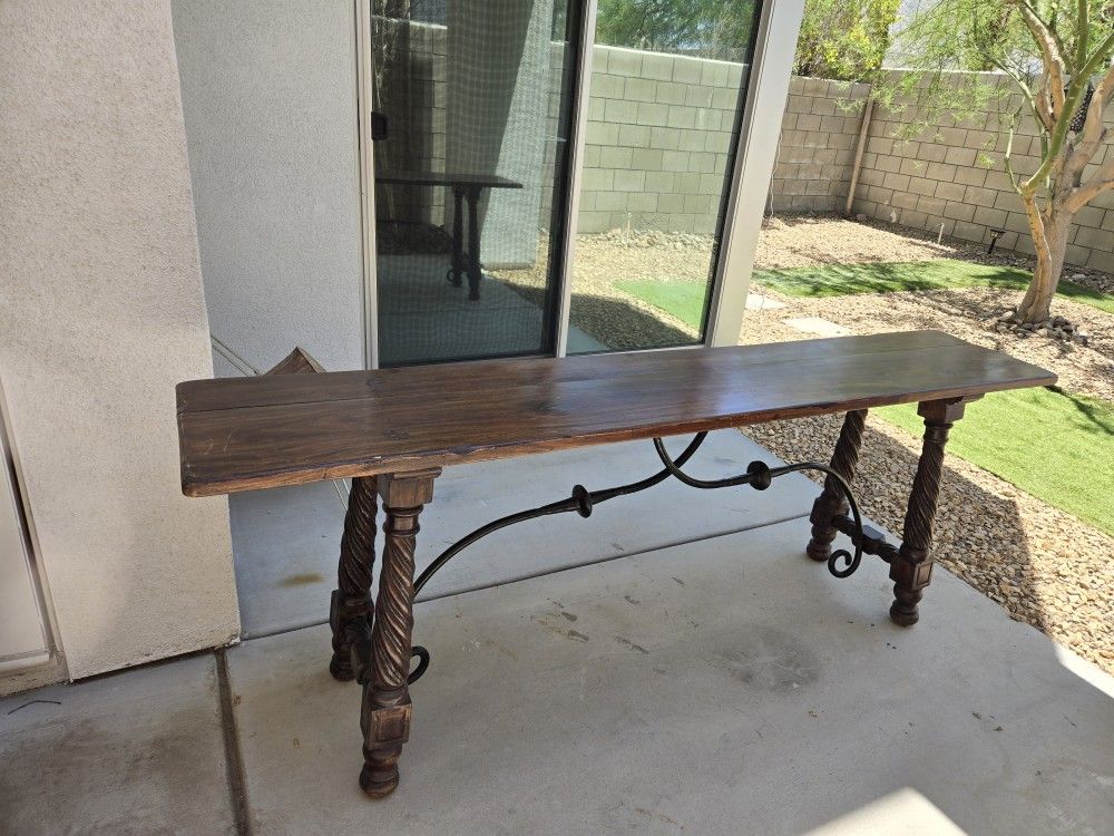Wooden Entry Table