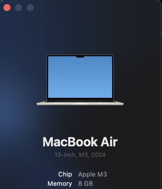 Early 2024 MacBook Air 