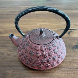 Cast Iron Teapots with Lids and Loose Leaf Tea Infusers. $30 Each. $175 for all 7. NEW! Never Used.