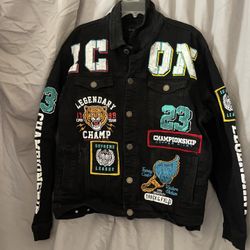 Icon Black Jean Jacket 
