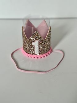1st Birthday Party Crown 