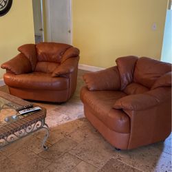 Leather Chairs 