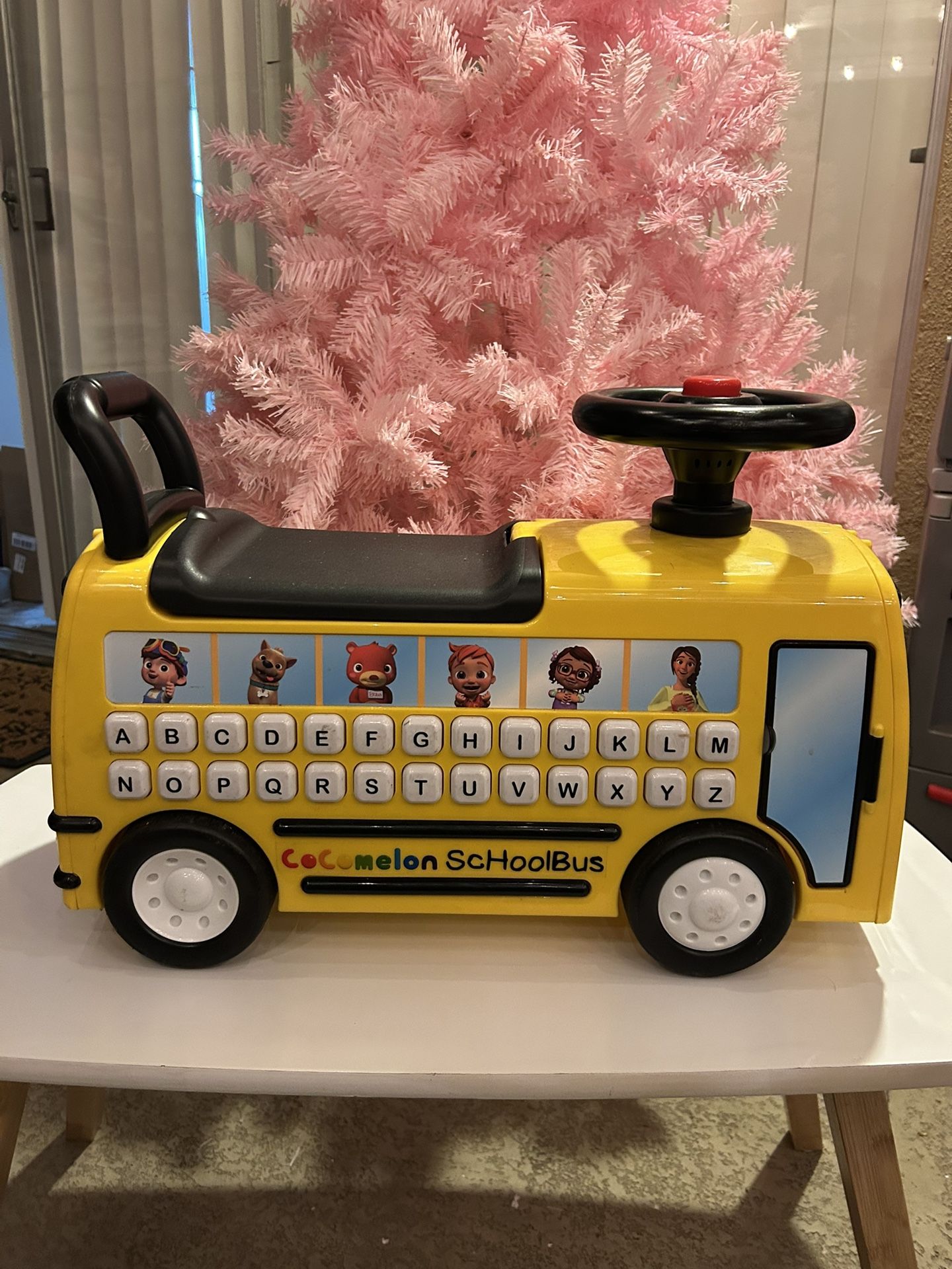 Cocomelon School Bus Ride On Toy
