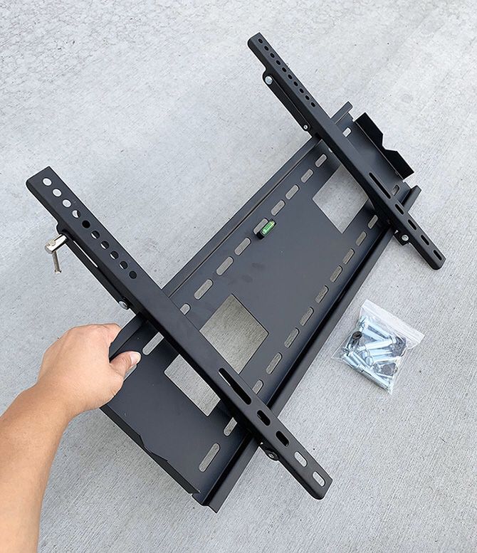 NEW $25 Large TV Wall Mount 50”-80” Slim Television Bracket Tilt Up/Down, Max 165lbs