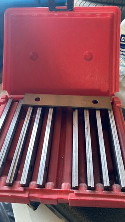 Machinist Parallel Bar Set with Case