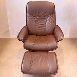 ⚡️Most Comfy Recliner w. Ottoman(Premium Leather)