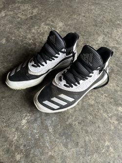 Adidas Icon 5 Trainer Turf Shoes 9M Iced Out Black White