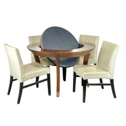 Sterling 54" Flip Top 2 in 1 Game Table with 4 Chairs