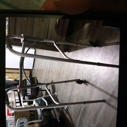 Drive Medical Deluxe 2 Button Folding Walker Light Weight Walker Silver